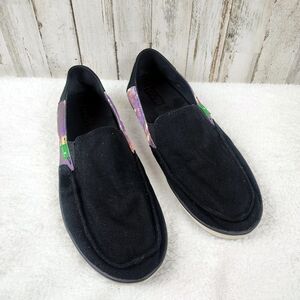 Sanuk Mortimer Galaxy Sidewalk Surfer Loafers Size 9